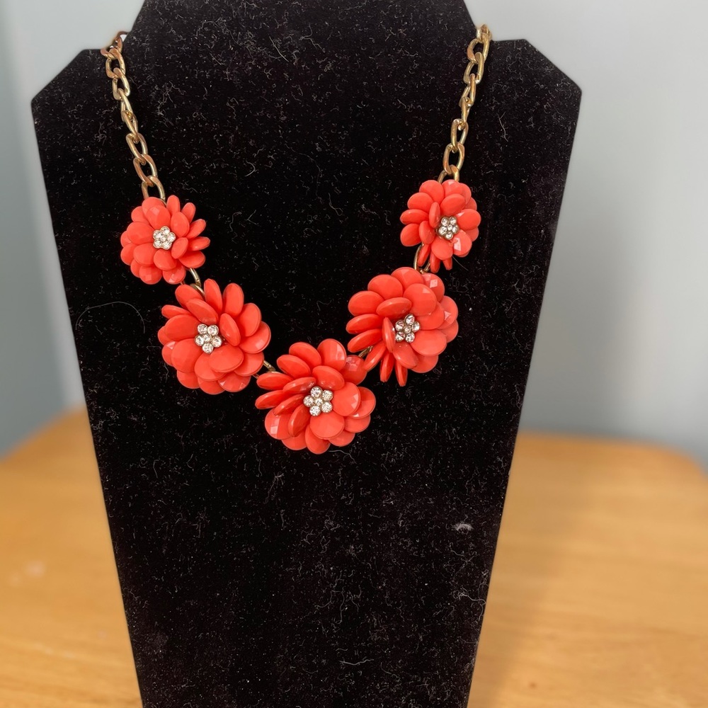 Vintage Floral statement Necklace